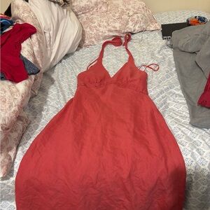 Ann Taylor Vibrant Coral Dress